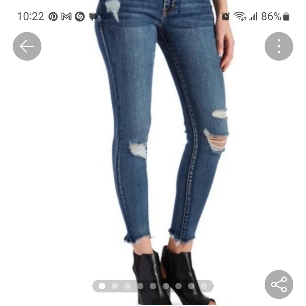 SOLD MERCARI-Kensie Distressed Skinny Jeans - Picture 2 of 7
